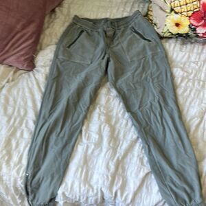 Athleta Joggers in sage green